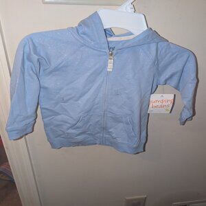 Girls Jumping Beans Raglan Zip Hoodie Size 24 Months BNWT